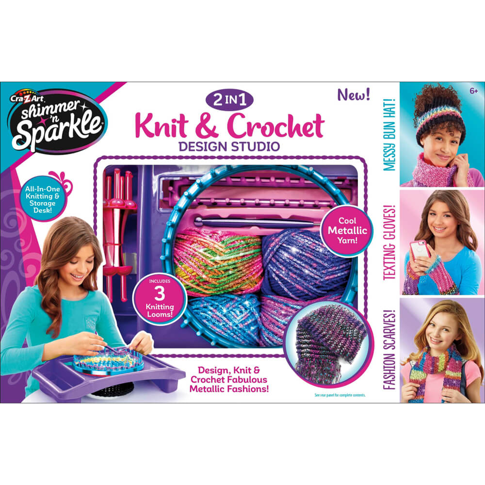 2in1 Knit & Crochet Creation - Cra-Z-Art 65541 | play-n-learn.net